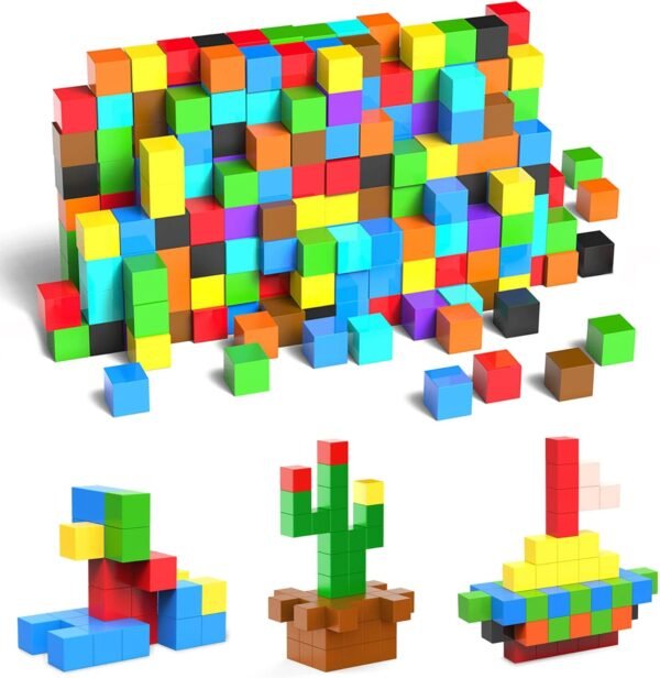 200PCS Magnetic Blocks,Magnetic Building Blocks for Toddlers Sensory &   Toys,Ideal Gifts for Boys Girls 3-8 Years Old