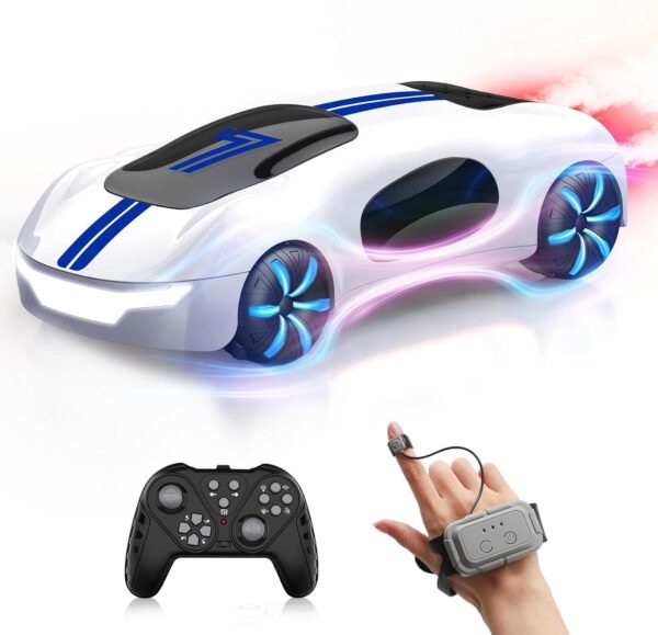 Gesture Sensing Remote Control Car, Drift RC Stunt Car with Light Spray & Sound,  Hobby RC Cars Toy for Kids, 360° Rotate, Birthday Gifts for Boys Girls 4-12